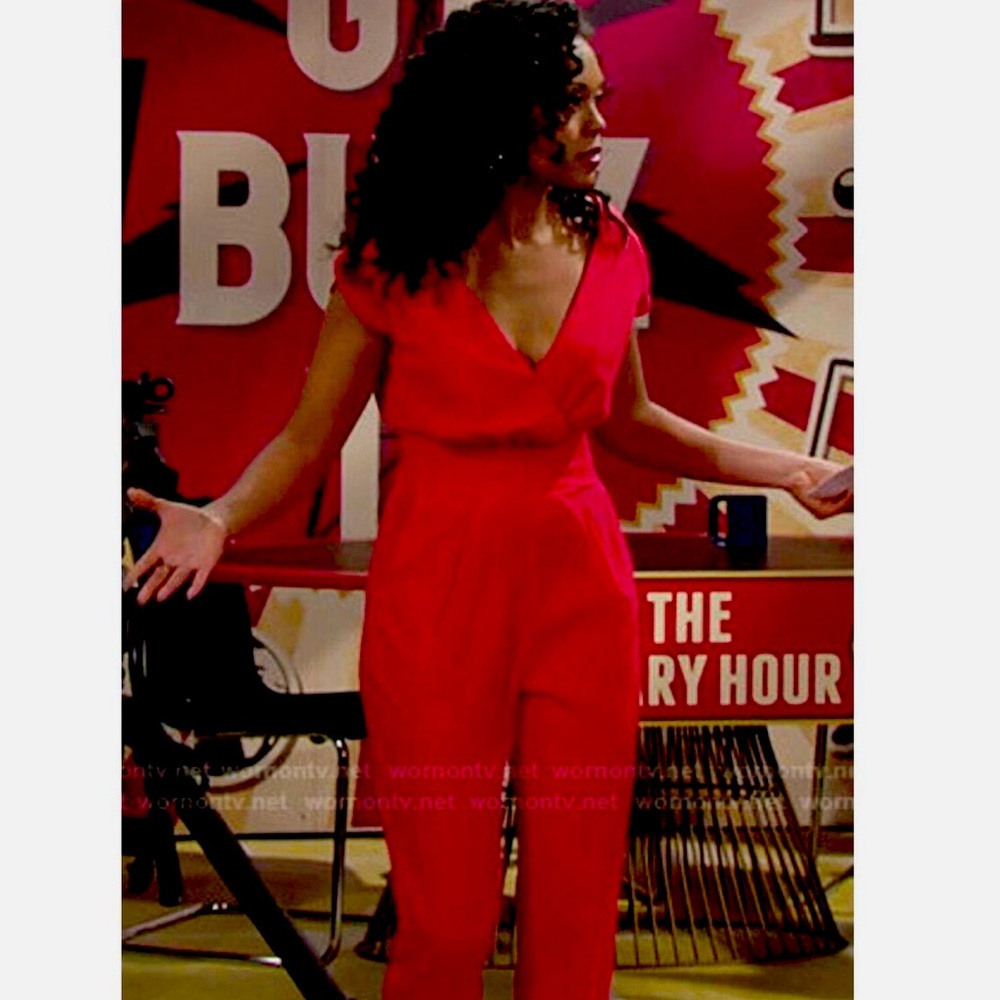 Bebe Emma Bow Jumpsuit